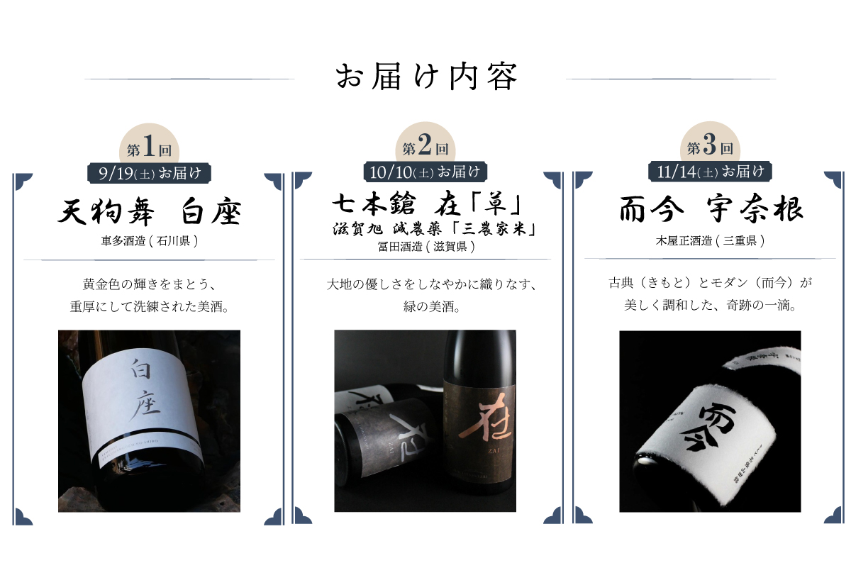 日本酒頒布会