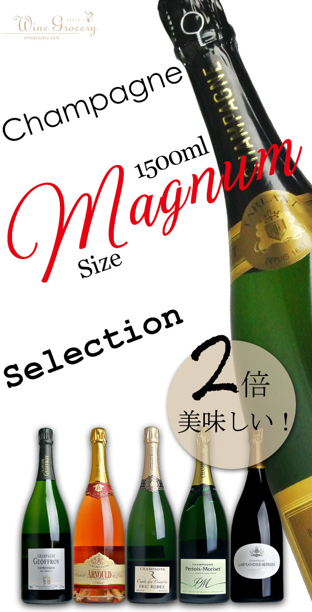 マグナム(1500ml) シャンパーニュ Magnum Bottle Champagne | ワイン